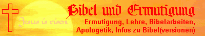 Bibel und Ermutigung